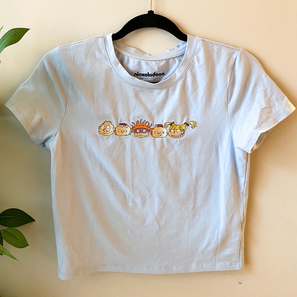 Forever 21 embroidered RUGRATS croptop